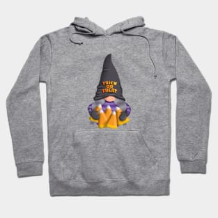 Gnome with Candy Corn - Trick or Treat Hoodie